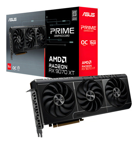 Tarjeta De Video Asus (prime-rx9070xt-o16g) 16g Gddr6 256bit