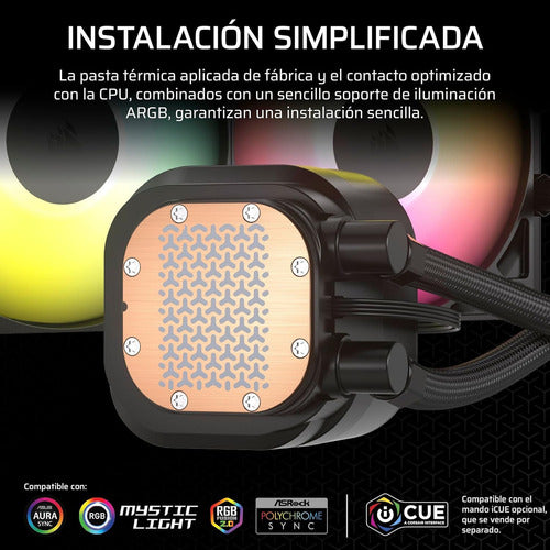 Corsair Nautilus 240 Rs Enfriamiento Líquido Cpu 2100rpm