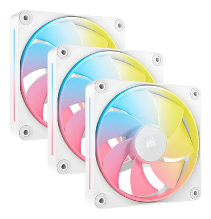 Ventilador Corsair Icue Link Lx120-r, 3x 120mm, 2400rpm, Rgb Blanco