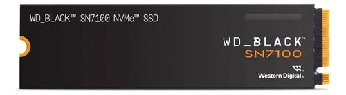 Ssd Wd Black Sn7100 Nvme, 2tb, M.2 Pcie4.0 7250 Mb/s Lectura Negro
