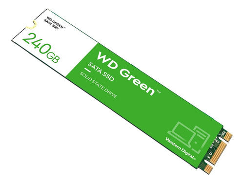 Ssd Western Digital Wd Green, 240gb, Sata Iii, M.2 Verde