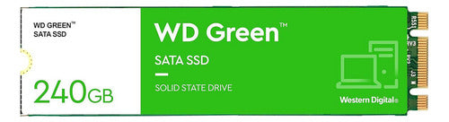 Ssd Western Digital Wd Green, 240gb, Sata Iii, M.2 Verde