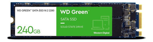 Ssd Western Digital Wd Green, 240gb, Sata Iii, M.2 Verde