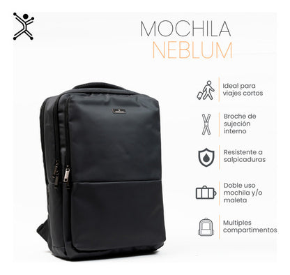 Mochila Porta Notebook Pc-084747 Perfect Choice Negra