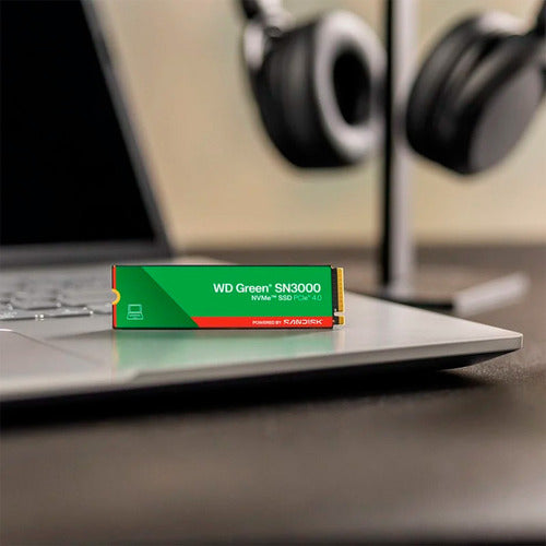 Unidad Ssd M.2 Wd 2tb (wds200t4g0e) Green Sn3000, Pcie 4.0 Verde