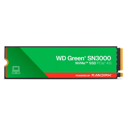 Unidad Ssd M.2 Wd 2tb (wds200t4g0e) Green Sn3000, Pcie 4.0 Verde