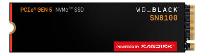 Unidad Ssd M.2 Wd 2tb (wds200t1x0m) Black Sn8100, Pci E 5.0 Negro