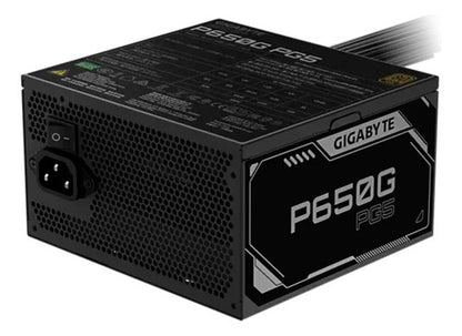 Fuente De Poder Gigabyte Gp-p650g Pg5 80 Plus Gold Atx 600w Negro