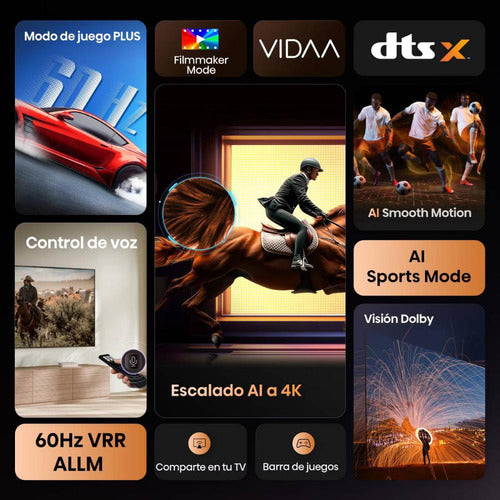Hisense Smart Tv Led A65n 85 , 4k Ultra Hd, Negro