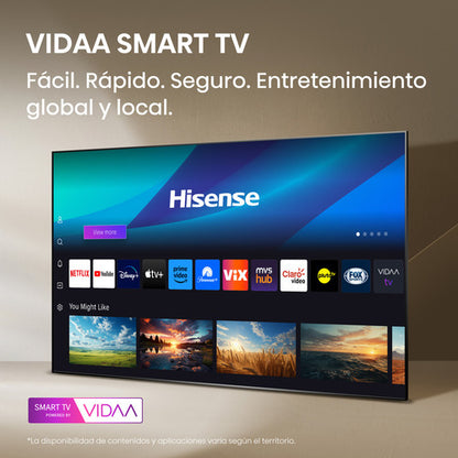 Hisense Smart Tv Led 50a6nv 50 , 4k Ultra Hd, Negro
