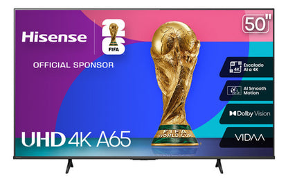 Hisense Smart Tv Led 50a6nv 50 , 4k Ultra Hd, Negro