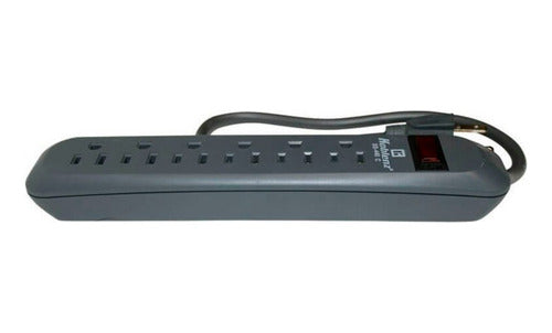 Multicontacto Supresor De Voltaje Koblenz Ss-420 C Negro Color Gris Oscuro