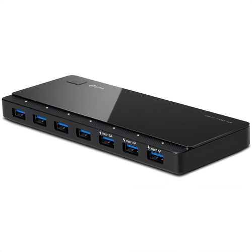 Adaptador De Hub Usb 3.0 Negro Tp-link Uh700 De 7 Puertos