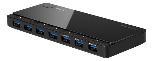 Adaptador De Hub Usb 3.0 Negro Tp-link Uh700 De 7 Puertos
