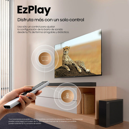 Hisense Barra De Sonido Hs2100 (2023) 2.1 Ch 240w Con Dts