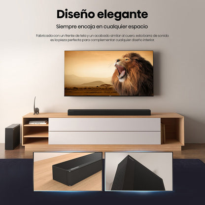 Hisense Barra De Sonido Hs2100 (2023) 2.1 Ch 240w Con Dts