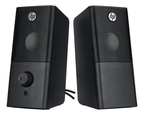 Hp Bocina Para Computadora Dhs-2101, Alámbrico, 6w Rms Negro