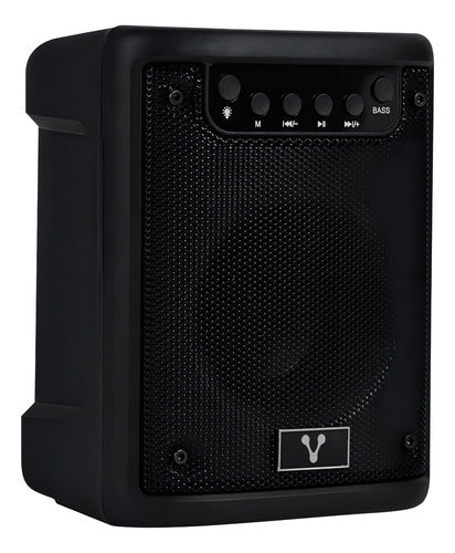 Vorago Bocina Karaoke Ksp-180 Bluetooth Inalámbrico 10w Rms Negro