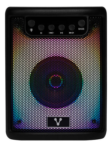 Vorago Bocina Karaoke Ksp-180 Bluetooth Inalámbrico 10w Rms Negro