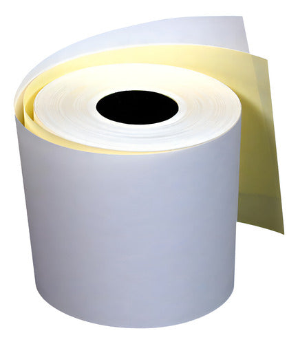 Rollo Papel Autocopiante Blanco/amarillo Pcm 57x60 Bond 100p Blanco/amarillo