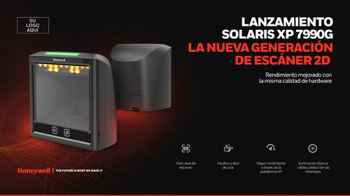 Lector Código De Barras Honeywell Solaris 7990g 1d 2d Qr Negro Usb