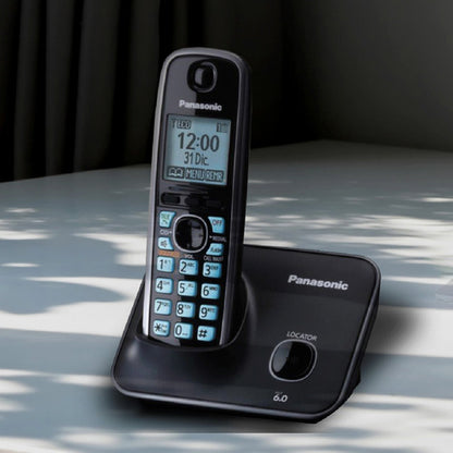 Teléfono Inalámbrico Panasonic Kx-tg4111meb Color Negro