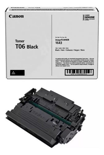 Tóner Canon T06 Laser Negro 20500 Páginas Negro 3526c0