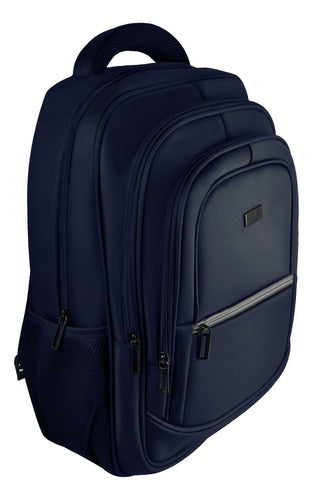 Mochila Urbana Perfect Choice Essentials Azul Oscuro 15.6-17