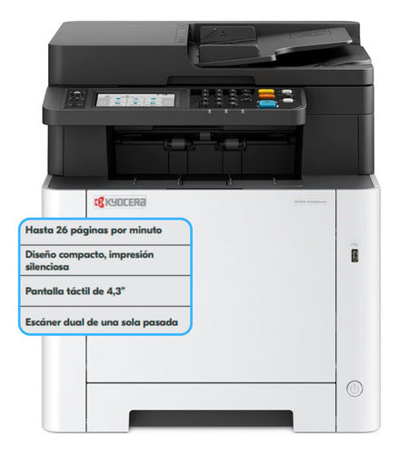 Impresora Laser Multifuncional Color Ma2600cwfx Wifi 27ppm Blanco