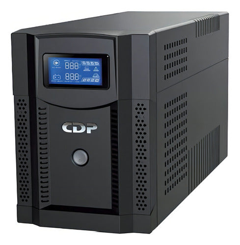 Nobreak/ups Cdp Uprs2008 2000va/1400w Senoidal 8 Cont Reg Ba Negro