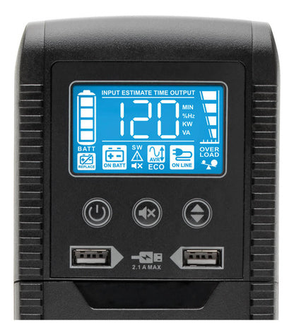 No Break Tripp Lite By Eaton Eco1300lcd 720w, 1.300va Negro
