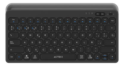 Teclado Acteck Inspire Trek Ti737 65% Negro, Español Rf Negro Español Latinoamérica