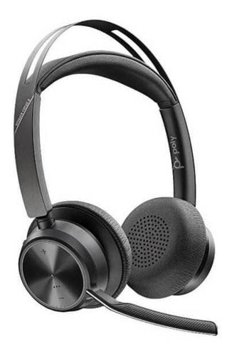 Poly Audífonos Voyager Focus 2, Inalámbrico, Bluetooth, Usb Negro