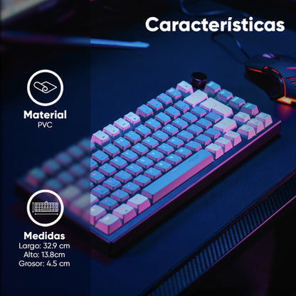 Gaming Naceb Teclado Mecánico Gamer Silver Fang Na-0969