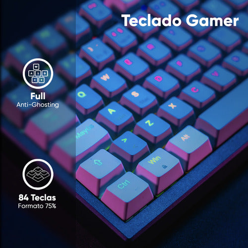 Gaming Naceb Teclado Mecánico Gamer Silver Fang Na-0969