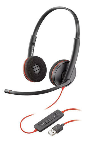 Poly Audífonos Blackwire 3220, Alámbrico, Usb-a/usb-c