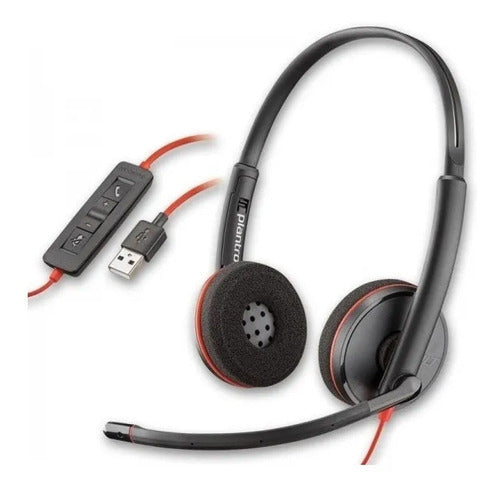 Poly Audífonos Blackwire 3220, Alámbrico, Usb-a/usb-c