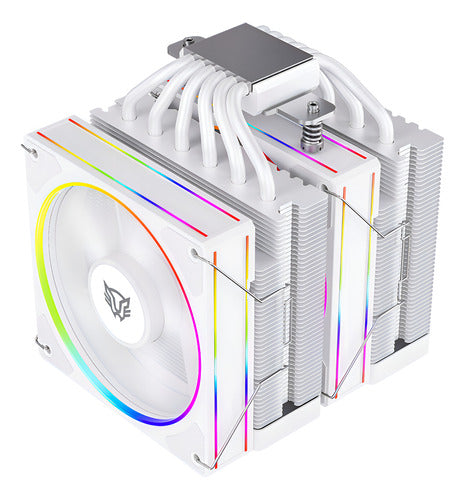 Disipador Cpu Balam Rush Heliux Pro Hex70 2000rpm, Blanco