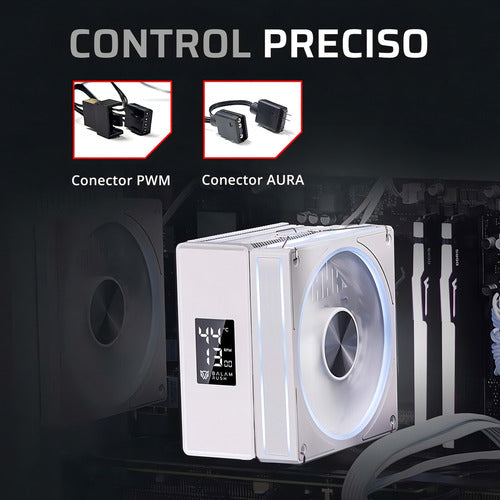 Disipador Cpu Balam Rush Heliux Pro Hex55 120mm 2000rpm