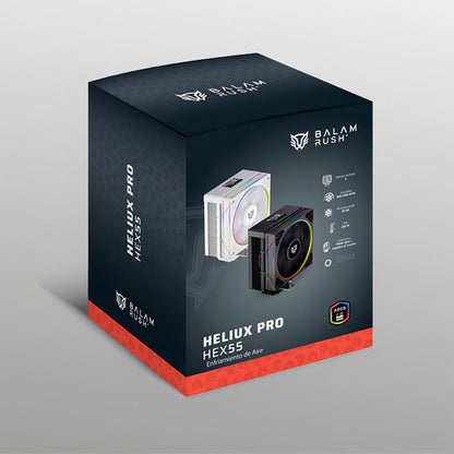 Disipador Cpu Balam Rush Heliux Pro Hex55 120mm 2000rpm