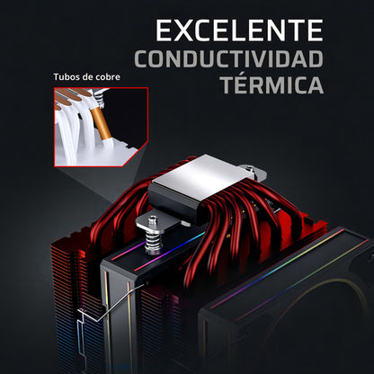 Disipador Cpu Balam Rush Heliux Pro Hex55 120mm 2000rpm