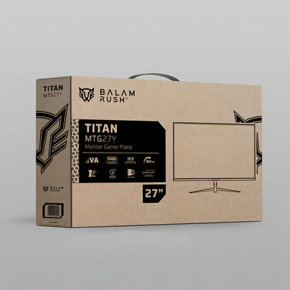 Monitor Gamer Plano 27 Va Titan Mtg27y 180hz Legend Blanco Blanco