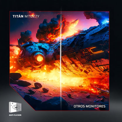 Monitor Gamer Plano 27 Va Titan Mtg27y 180hz Legend Blanco Blanco