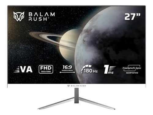 Monitor Gamer Plano 27 Va Titan Mtg27y 180hz Legend Blanco Blanco
