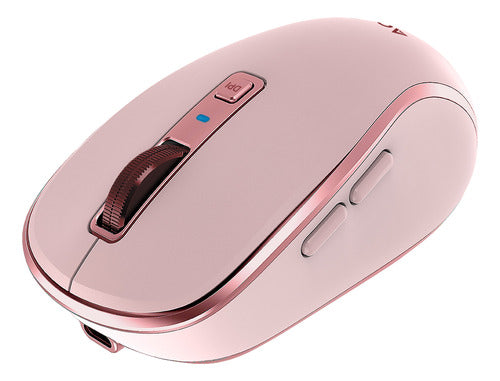 Mouse Acteck Optimize Trip Pro Mi580 Inalámbrico Óptico Rosa Rosa
