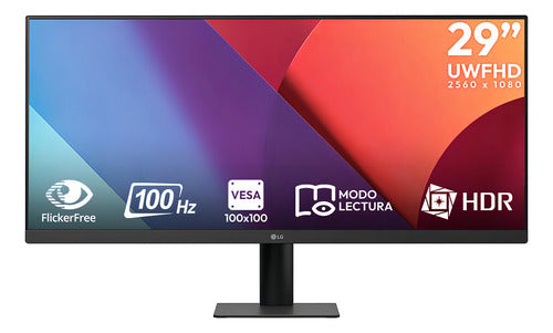 Monitor 29  LG Ultrawide 5ms 100hz Panel Ips Uwfhd Hdmi Disp