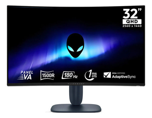 Monitor Gamer Curvo 32 Alienware Aw3225dm 1ms 180hz Freesync Negro