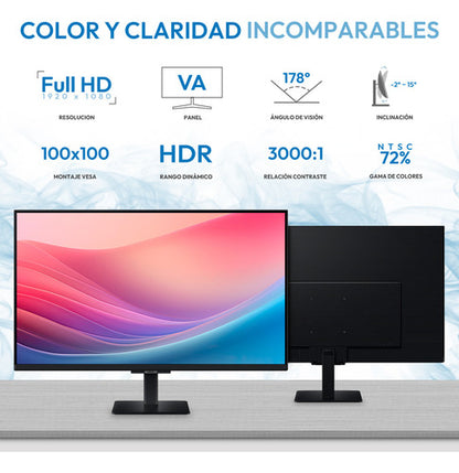 Monitor Samsung M50f Lcd 32 , 1920x1080 Full Hd, 60hz, Hdmi Negro