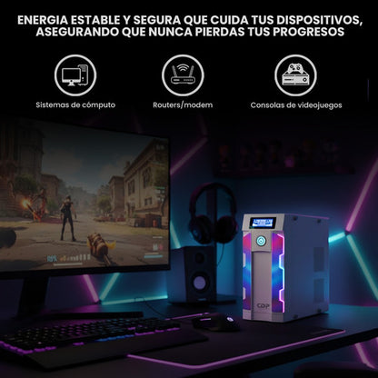 No Break Inteligente Gamer Cdp Gsmart1516 Ups 1500va/900w 16