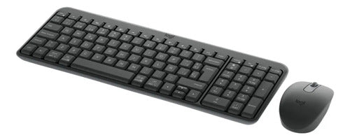 Kit De Teclado Y Mouse Logitech Mk250 Compact, Inalámbrico Negro